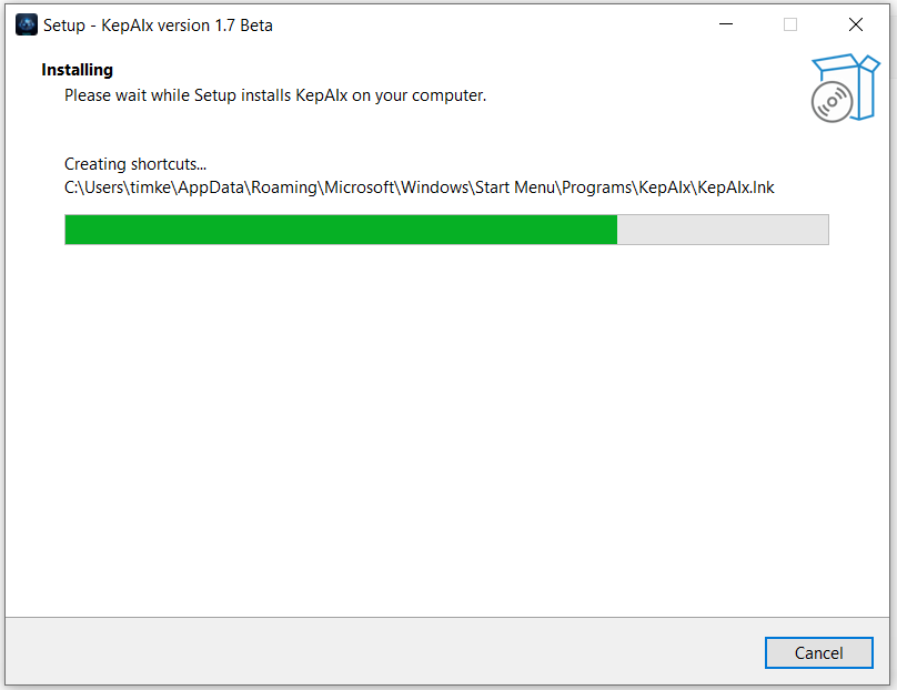 KepAIx installing