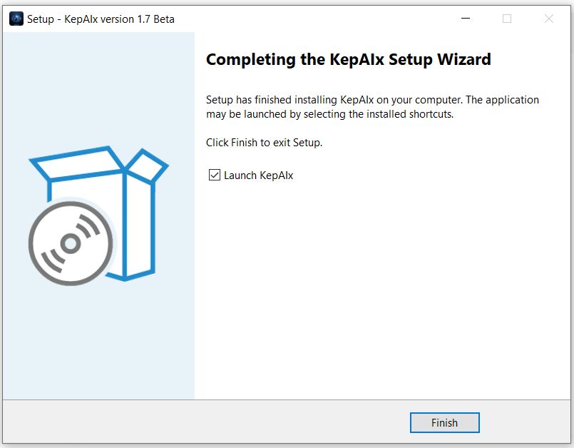 KepAIx setup complete